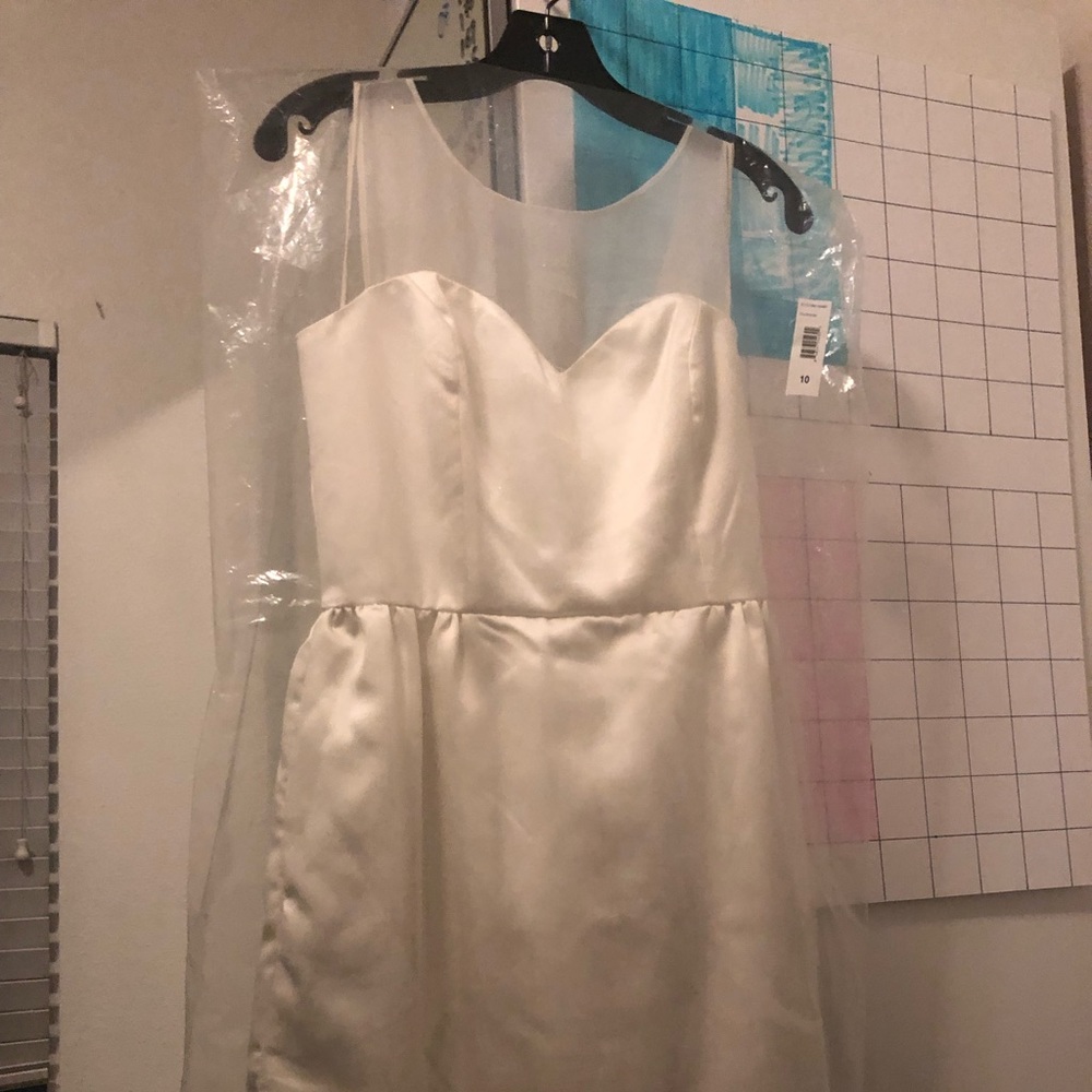 White short wedding dress